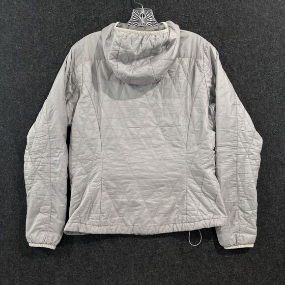 Patagonia Nano Puff Jacket Women's Medium Gray Hooded Primaloft Quilted - Picture 4 of 10